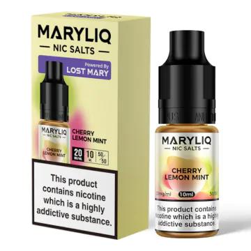 Lost Mary MARYLIQ Cherry Lemon Mint Nic Salts E-liquid - 10ml 20mg